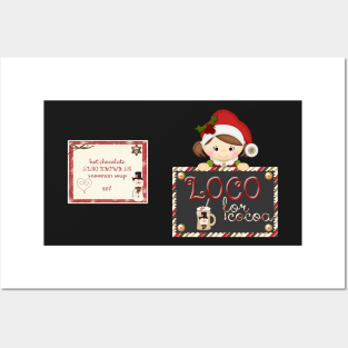 Christmas Products - Loco for Cocoa Mugs Posters and Art